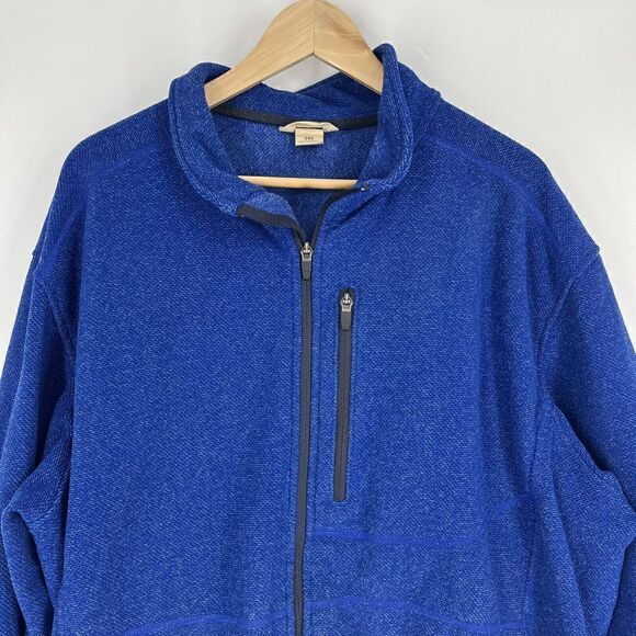 Duluth Trading Jacket Size 2XL Mens Blue Full Zip Outdoor Fleece Coat - Picture 2 of 9